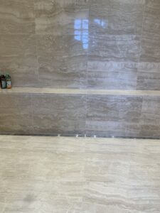 Ponçage de douche a l'italienne